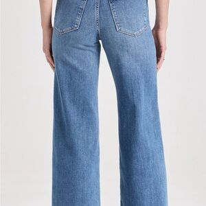 Frame Denim Blue Flare Wide Leg Jeans